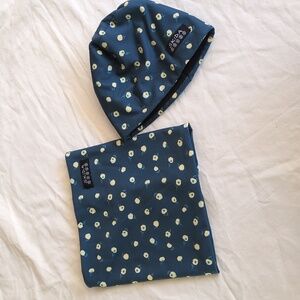 Skida Kids Alpine Hat and Tour Neck Warmer - GREEN